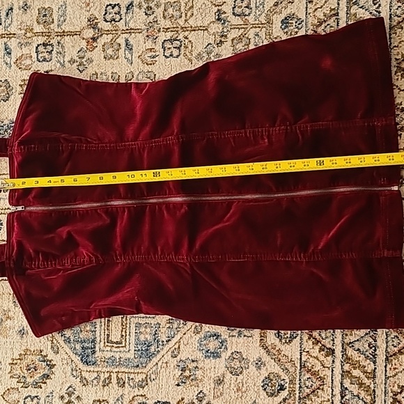 SO BRAND WOMENS JUNIOR PLUS BEAUTIFUL BURGUNDY CORDOROY JUMPER/PENAFORE XXL - Picture 13 of 16